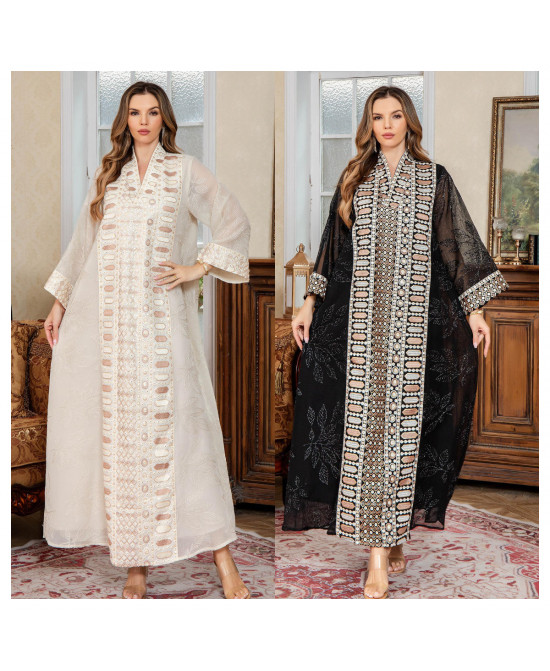 Robe Élégante en Polyester Fluide