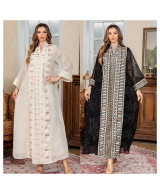 Robe Élégante en Polyester Fluide